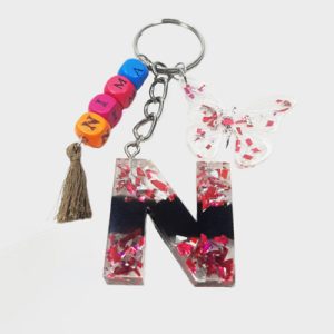 آویز سر سوییچی حروف رزین